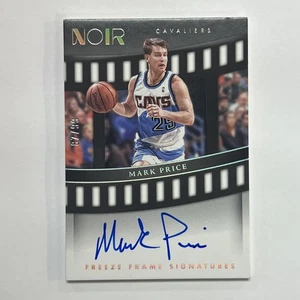 Mark Price 2022-23 Panini Noir Freeze Frame Signatures /99 #FRF-MPR SH - Picture 1 of 2
