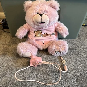 Oso coleccionable de felpa suave iTeddy, guarida de dragones con plomo. Rosa - Imagen 1 de 7