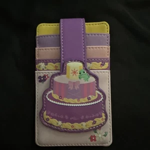 Loungefly Rapunzel Tangled Cosplay Cake Cardholder Wallet - Picture 1 of 3