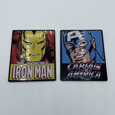 Iron Man Magnet Marvel Comics Heroes Avengers Captain America Pop Art Square Lot