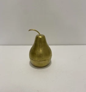 Teghini Firenze Small Pear Ice Bucket Brass Aluminium Steel Drinks 1960s Vintage - Picture 1 of 12