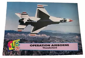1992 Club Pro Set Operation Airborne Thunderbird #2 Trading Card (G8 - Picture 1 of 2