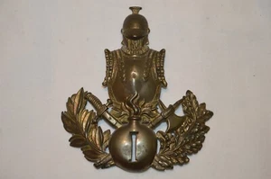 PLAQUE DE SHAKO Mle 1860 GENIE-SECOND EMPIRE-CRIMEE-ITALIE-MEXIQUE-GUERRE 1870 - Picture 1 of 3