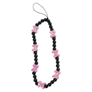 Unique bows Beaded Wrist Strap Phone Charm Strap Chain for Cell Phones Security - Zdjęcie 1 z 8
