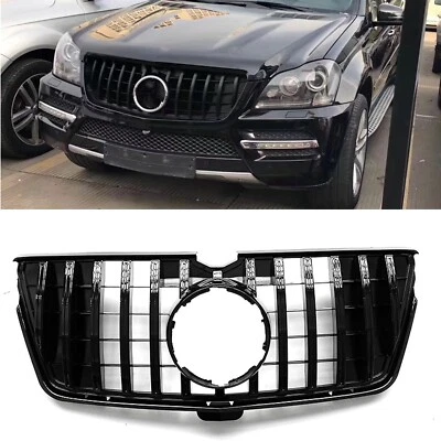 For Benz X164 GL550 GL63 GL350 GL450 2006-2012 Car Front Bumper Grill Black Foto 1 de 4