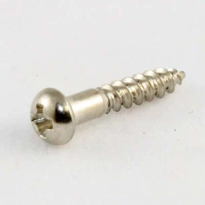 Tornillos largos de cabeza de máquina Allparts GS-0006 - níquel, paquete de 100 - Imagen 1 de 1