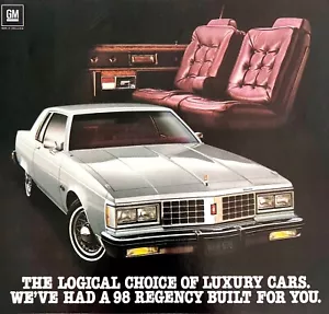Oldsmobile 98 Regency Luxury Sedan 1979 Advertisement Automobilia DWKK4 - Picture 1 of 2