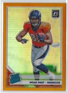 Panini Donruss Optic Rated Orange Prizm 2019 /199 Noah Fant #170 Rookie RC - Foto 1 di 2