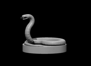 Poisonous Snake for D&D Dungeons and Dragons Pathfinder DND Mini - Picture 1 of 1