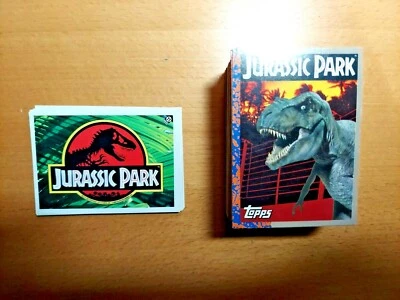 1992 Parque Jurásico "Serie 1" Juego completo de 88 cartas "y" 11 pegatinas! Foto 1 de 4