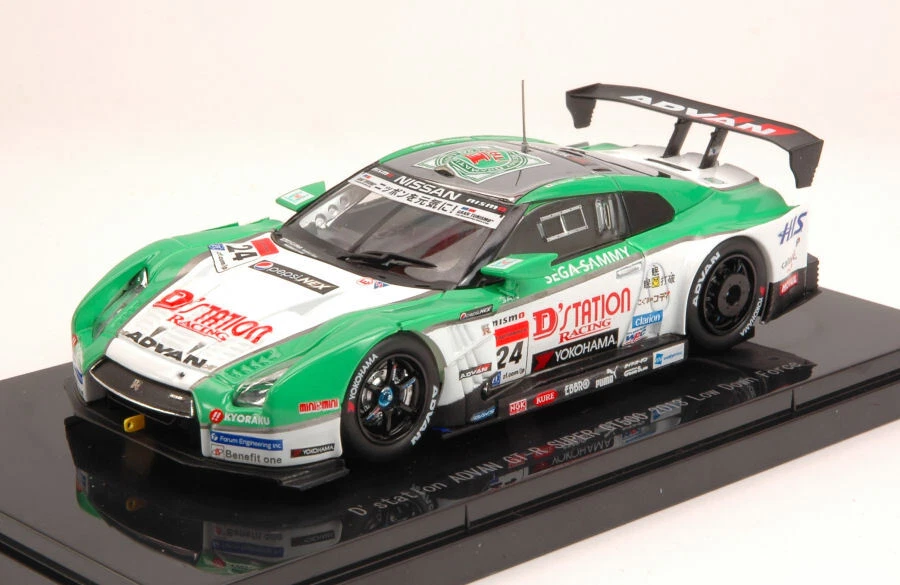 Modellino auto scala 1:43 Ebbro  NISSAN GT-R N.24 SUPER GT500  YASUDA-KRUMM L... - Immagine 1 di 1