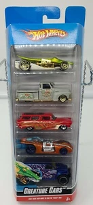 Pack de 5 coches de criaturas Hot Wheels escala 1/64 - Imagen 1 de 2