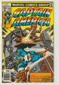 G558 Captain America 223 Marvel 1978 Comic Book - Bild 1 von 1