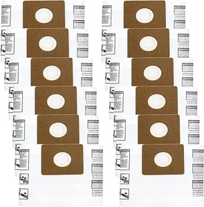 12 Pack 90667 Filter Bags, Type a Collection Bags Compatible with Shop-Vac 1-1.5 - Picture 1 of 12