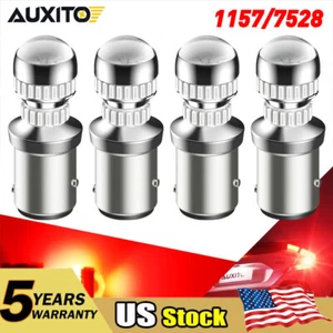 4 bombillas traseras de freno LED AUXITO rojas 1157 7528 súper brillantes 360° EAC - Imagen 1 de 12