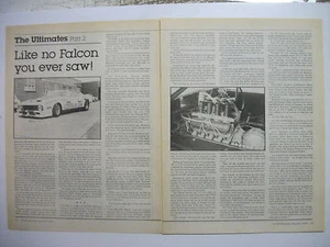 JIM RICHARDS FORD XC HARDTOP SPORTS SEDAN 2 PAGE MAGAZINE PREVIEW ARTICLE - Picture 1 of 1