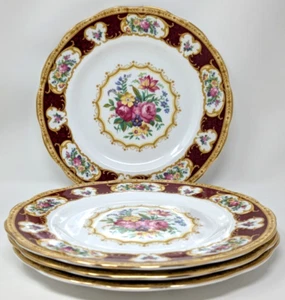 Royal Albert Lady Hamilton 4 x 10.25 Inch Dinner Plates Second Quality - Picture 1 of 3