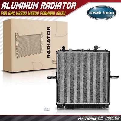 Radiador con enfriador de aceite para GMC W3500 W4500 W5500 delantero Isuzu NRR NPR 2004-2010 Foto 1 de 4