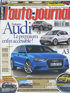 L'AUTO JOURNAL Nr. 838 22.09.2011 Audi Q1 A2 A3 C5 508 Lagune - Bild 1 von 1