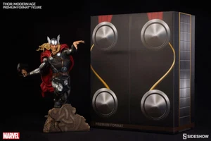 Sideshow Thor Modern Age Premium Format Exclusive Switch Out Odinsword / Mjolnir - Picture 1 of 12