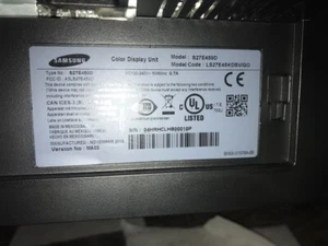 Samsung S27E450D 27 " Full HD 1920 x 1080 VGA DVI DisplayPort Flicker-Free - Picture 1 of 3