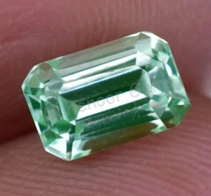 1,55 Karat natürlicher Paraiba Turmalin grünlich neonblau kupferfreier Edelstein - Bild 1 von 5