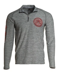AMERICAN FIGHTER Men's Pullover L/S BRISTOL ZIP Mock Neck Premium * - Picture 1 of 6