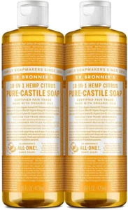 Dr. Bronner’S - Pure Castile Liquid Soap 2 Pack - Versatile Skin, Body, Hair ... - Picture 1 of 12