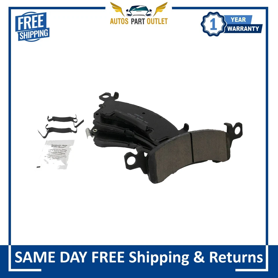 New Front Premium Ceramic Brake Pad For 1968-2002 Buick Cadillac Chevy GMC - Image 1 of 4