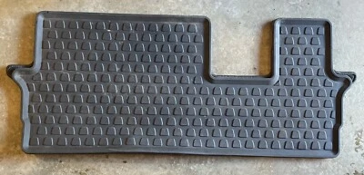 Alfombrillas Honda Pilot 2009-2015 estándar + goma para todas las estaciones tercera fila negras ¡2 piezas OEM! Foto 1 de 4