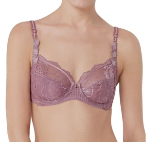 Triumph Peony Florale W Damen Spitzen-BH mit Bügel Lila Farben Neu - Bild 1 von 8