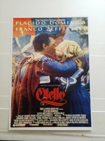 PLACIDO DOMINGO SIGNED POSTER Cover