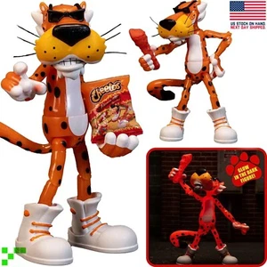 EE EXCLUSIVE Cheetos Chester Cheetah Flamin' Hot GLOW-IN-THE-DARK Action Figure - Picture 1 of 13