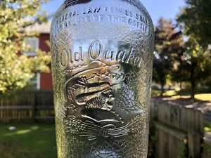 Telaraña de whisky Old Quaker en relieve tamaño de cuarto  - Imagen 1 de 6