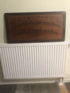 Altes HolzSchild Tür Spruch Dachboden Fund - Bild 1 von 4