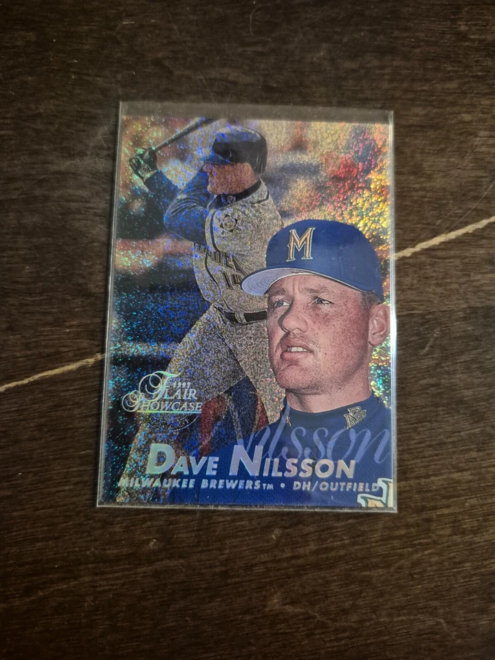 1997 Flair Showcase Dave Nilsson Milwaukee Brewers - Image 1 of 2