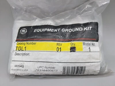 NEW GE TGL1 Equipment Ground Bar Kit 7 Terminals 200 Amps For Safety Switch - Image 1 of 3