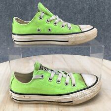 Converse Shoes Youth 11 Chuck Taylor All Star Sneakers Green Low Top 352808F