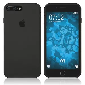 Für iPhone 7 Plus, Silikon-Hülle mit Mikrofaser, Kakao-Braun, Gebraucht - Bild 1 von 5