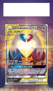 Pokemon Extended Art Inserts für PSA Slabs - Latias & Latios GX Tag Team 170 - Bild 1 von 2