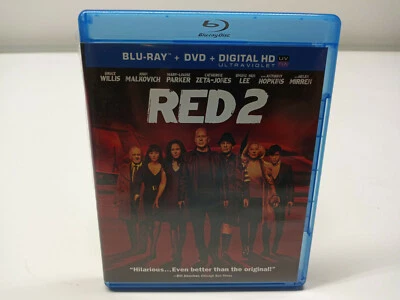 Red 2 Bluray DVD Digital HD 2013 Bruce Willis Mary-Louise Parker John Malkovich - Image 1 of 4