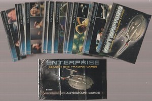 STAR TREK: ENTERPRISE 2002 SEASON ONE COMPLETE 81 CARD SET