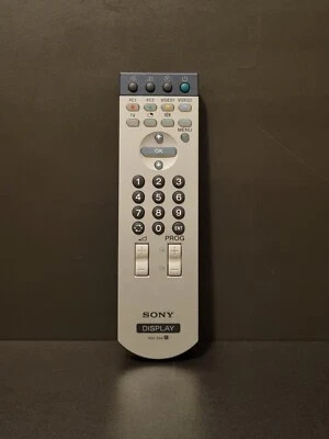Sony Monitor Remote Control RM-334 for MFMHT75W MFMHT95 Tested GC - Image 1 of 4
