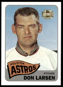 Don Larsen 2001 Topps Archives #367 Astros de Houston - Imagen 1 de 2