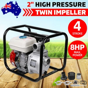 8HP Water Pump Petrol 4-Stroke OHV High Flow Pressure Fire Fighting Irrigation - Picture 1 of 12