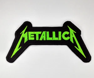 Metallica Patch Neon Green Iron-on Embroidered High-Quality Thrash Metal Slayer - Picture 1 of 4