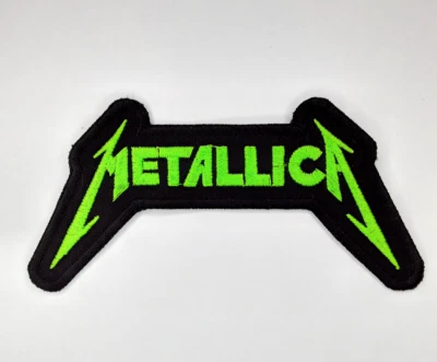 Metallica Patch Neon Green Iron-on Embroidered High-Quality Thrash Metal Slayer - Image 1 of 4
