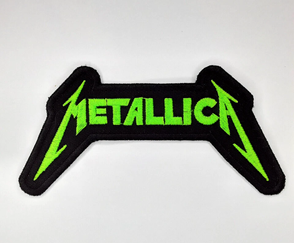 Metallica Patch Neon Green Iron-on Embroidered High-Quality Thrash Metal Slayer - Image 1 of 4
