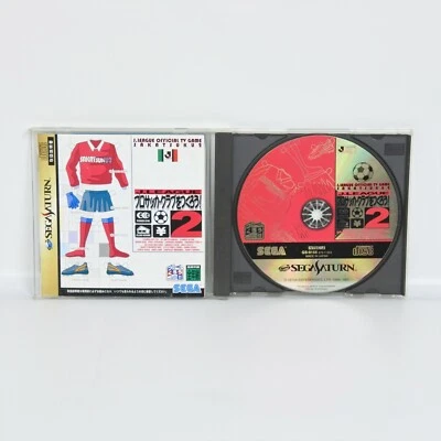 J LEAGUE SAKATSUKU 2 Pro Soccer Club Sega Saturn ss - Image 1 of 2