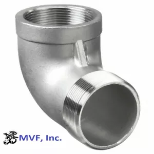 2-1/2" 150 Threaded (NPT) 90° Street Elbow 304 Stainless Steel SS101041304 - Picture 1 of 5